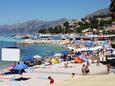 Beach Nikolina in Baška Voda, Makarska.