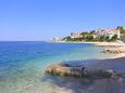  strand Orij településen, Omiš.