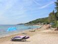 La plage  en ville Duće, Omiš.