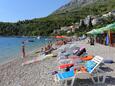 Pláž  na místě Stanići, Omiš.