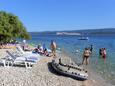 Pláž  na místě Stanići, Omiš.