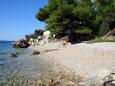 Plaža  u mjestu Stanići, Omiš.