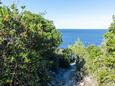 Der Strand  im Ort Zanavje, Korčula.