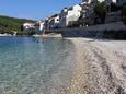 Plaža Macel v mjestu Pučišća, Brač.