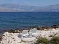 Der Strand Vrilo im Ort Postira, Brač.