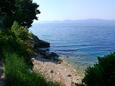 La plage  en ville Drvenik Gornja vala, Makarska.