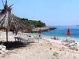 La plage Pokonji dol en ville Hvar, Hvar.