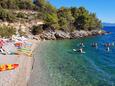 La plage Jedra en ville Jedra, Hvar.