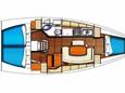 Plany przestrzenne Charter jachtów Beneteau Cyclades 39 | C-SY-1178 - Plany przestrzenne