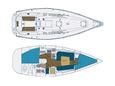 Plany przestrzenne Charter jachtów Elan 333 | C-SY-1356 - Plany przestrzenne