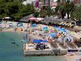 Podgora, les plages en autour - la côte Makarska.