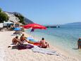 Brist, les plages en autour - la côte Makarska.