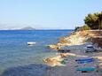 Slatine, les plages en autour - la côte Čiovo.