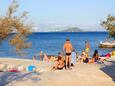 Slatine, les plages en autour - la côte Čiovo.