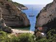 Milna, les plages en autour - la côte Vis.