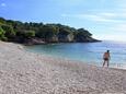 Milna, les plages en autour - la côte Vis.