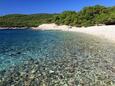 Milna, les plages en autour - la côte Vis.