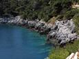 Saplunara, les plages en autour - la côte Mljet.