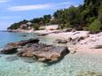 Zavala, les plages en autour - la côte Hvar.