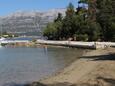 Korčula, les plages en autour - la côte Korčula.