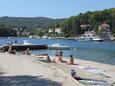 Korčula, les plages en autour - la côte Korčula.