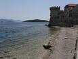 Korčula, les plages en autour - la côte Korčula.