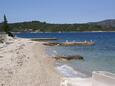 Kneža, les plages en autour - la côte Korčula.