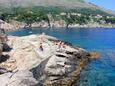 Dubrovnik, les plages en autour - la côte Dubrovnik.