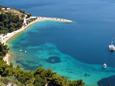 Split, les plages en autour - la côte Split.