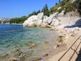 Srebreno, les plages en autour - la côte Dubrovnik.