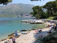 Cavtat, les plages en autour - la côte Dubrovnik.