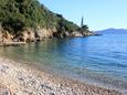 Trsteno, les plages en autour - la côte Dubrovnik.