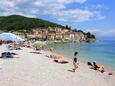 Mošćenička Draga, les plages en autour - la côte Opatija.