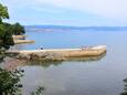 Lovran, les plages en autour - la côte Opatija.