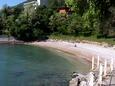 Lovran, les plages en autour - la côte Opatija.