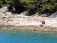 Drvenik Gornja vala, les plages en autour - la côte Makarska.