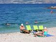 Splitska, les plages en autour - la côte Brač.