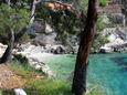 Skozanje, les plages en autour - la côte Hvar.