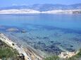 Pag, les plages en autour - la côte Pag.