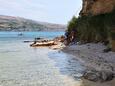 Pag, les plages en autour - la côte Pag.