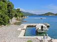 Ston, les plages en autour - la côte Pelješac.