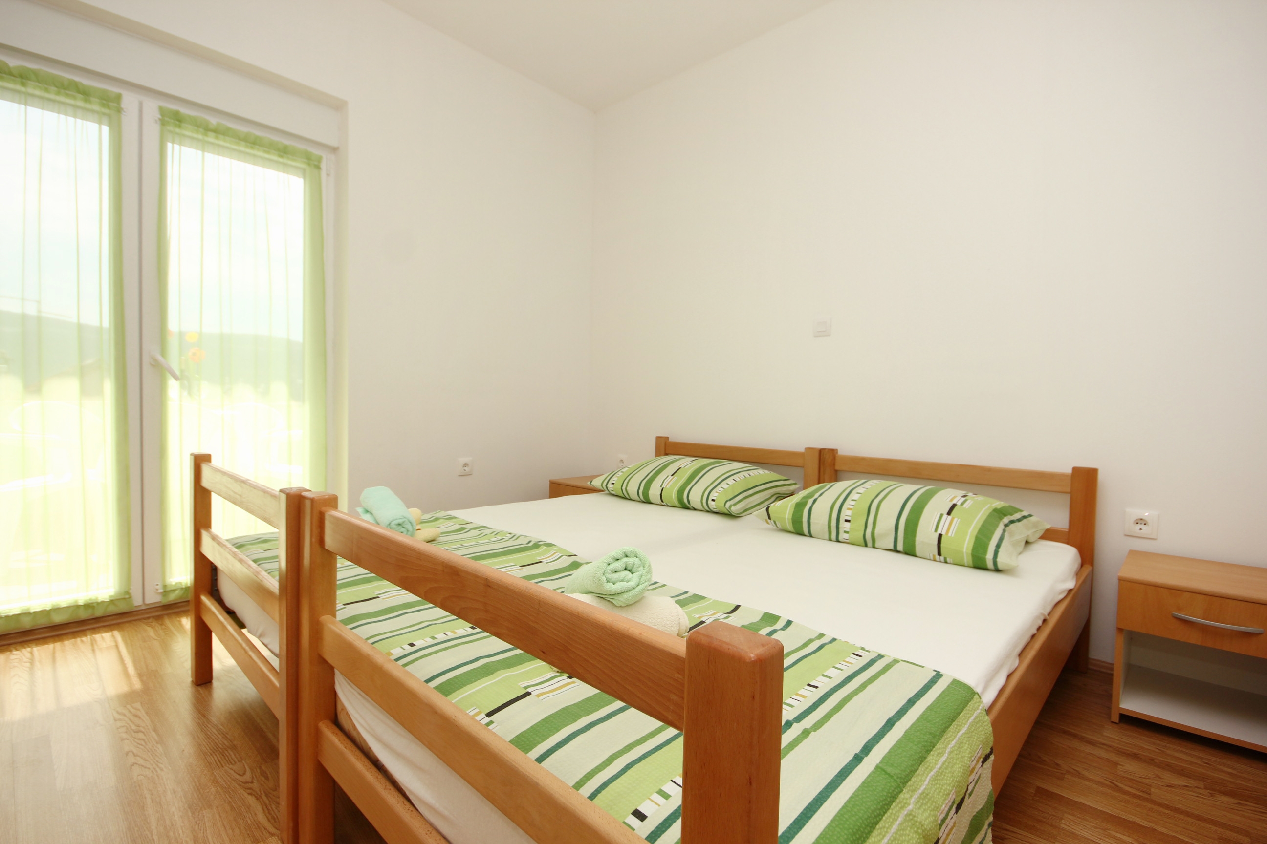 One bedroom apartment with terrace and sea view Poljica, Trogir  A-a
