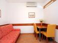 Dining room Baška Voda, Dining room in the apartment, air condition available, (pet friendly) and WiFi.