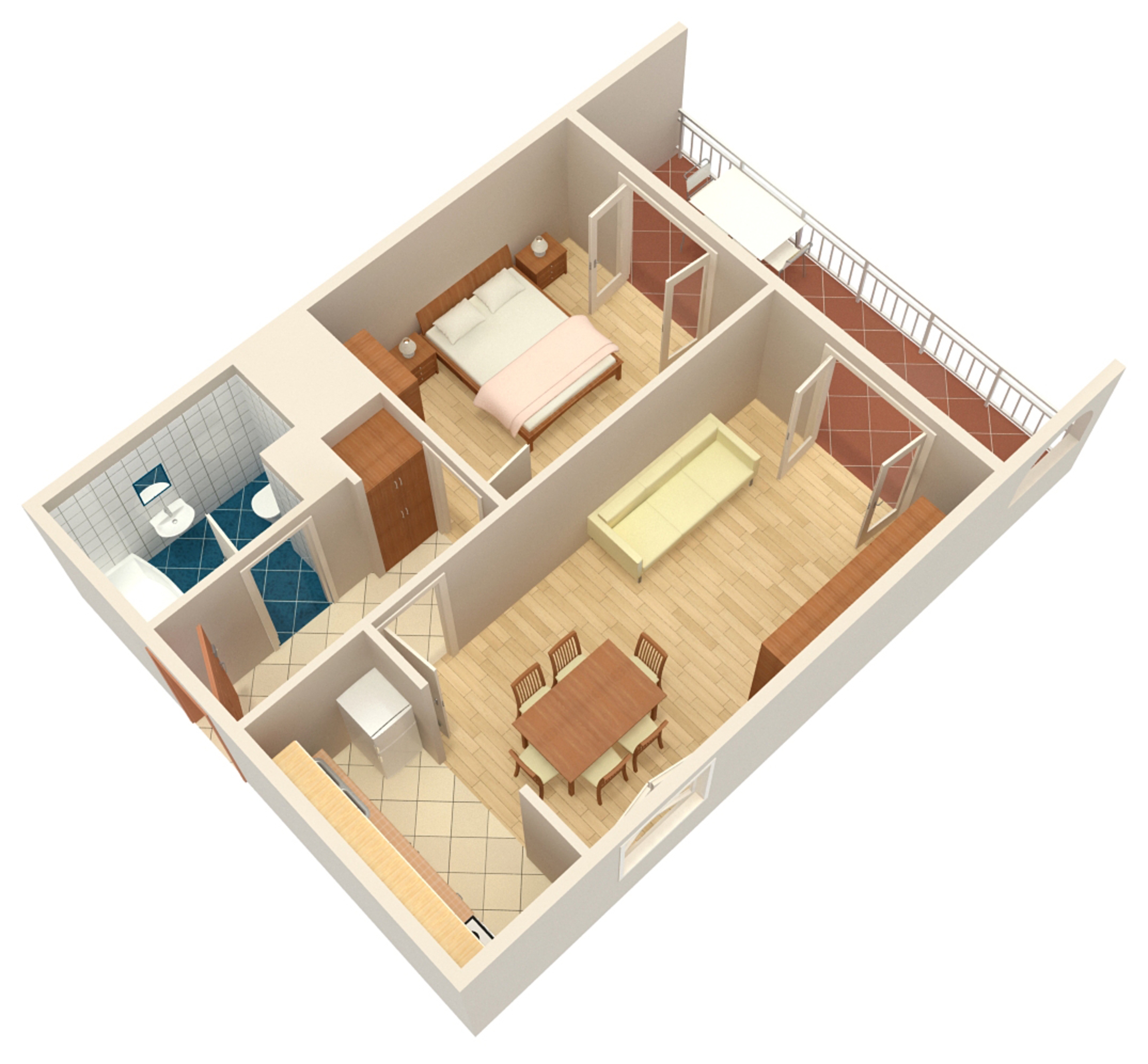One bedroom apartment near beach Pisak, Omiš  A-a