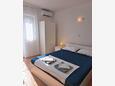 Bedroom 1 Igrane, Bedroom 1 in the apartment, air condition available, (pet friendly) and WiFi.