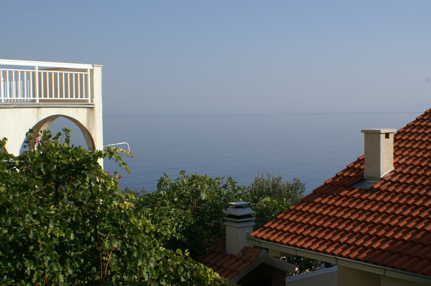 One bedroom apartment with terrace and sea view Pisak, Omiš  A-b