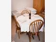 Dining room Trpanj, Dining room in the studio-apartment, (pet friendly) and WiFi.