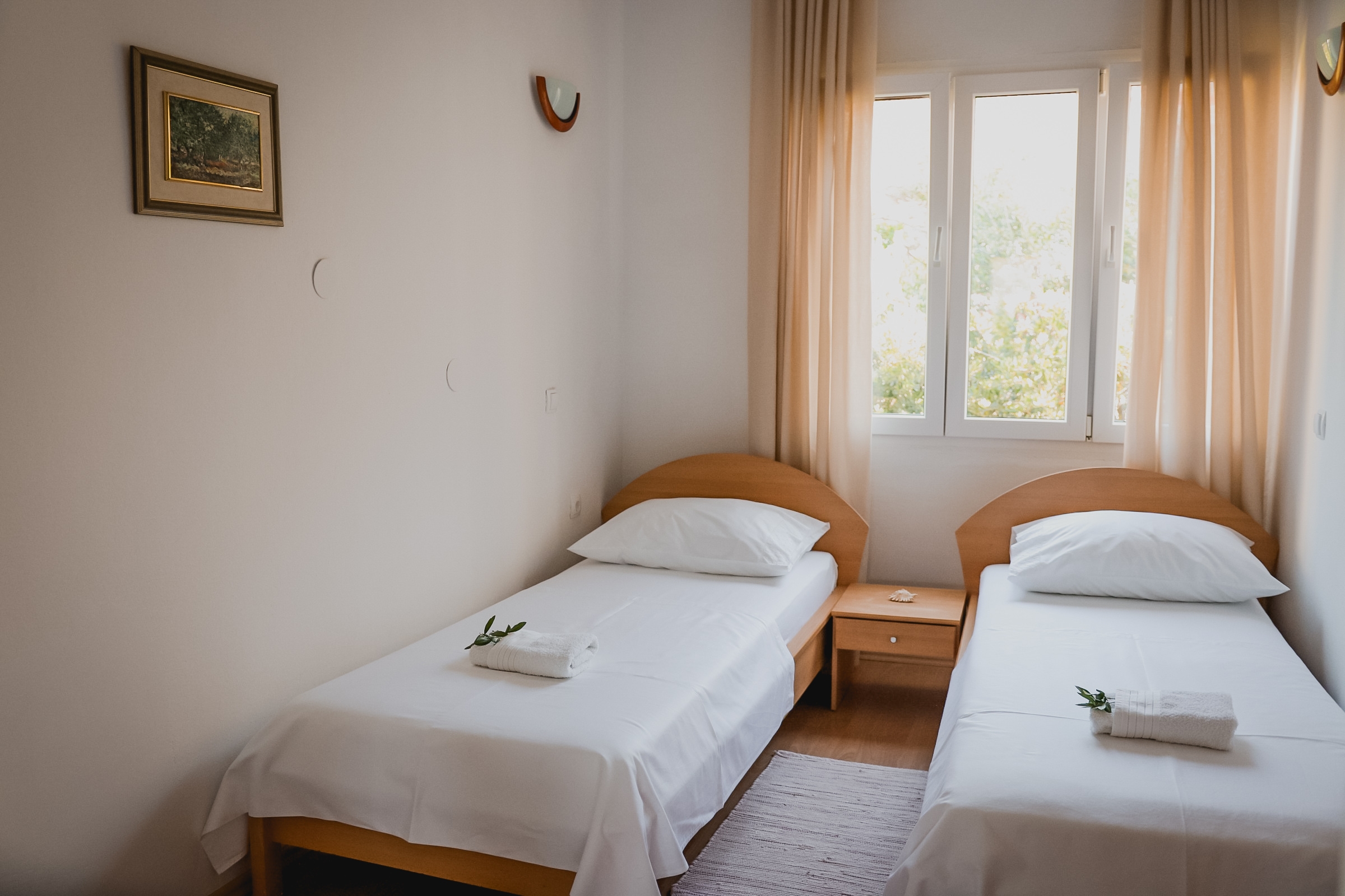 Two bedroom apartment with terrace and sea view Orebić, Pelješac  A-a