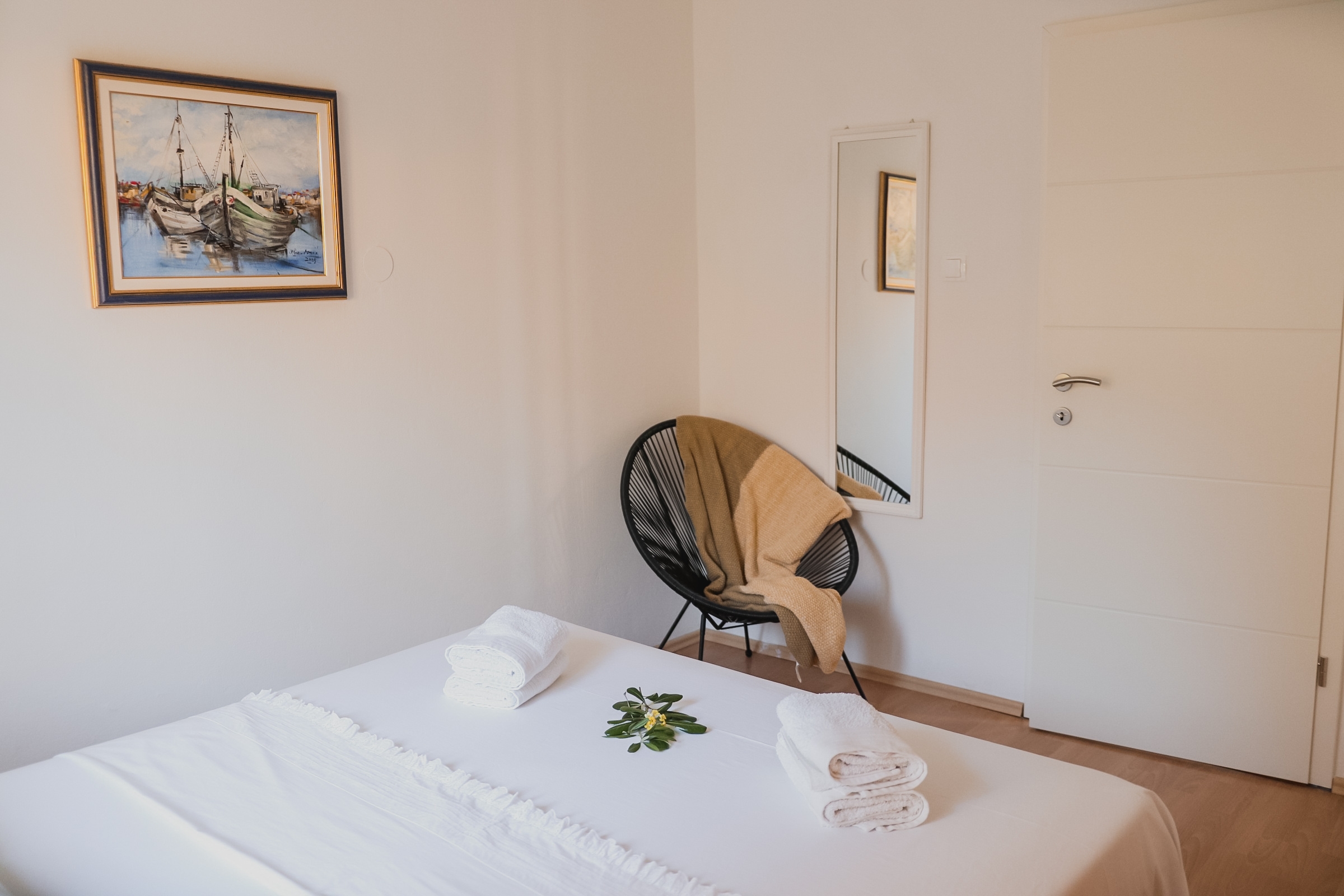 Two bedroom apartment with terrace and sea view Orebić, Pelješac  A-a