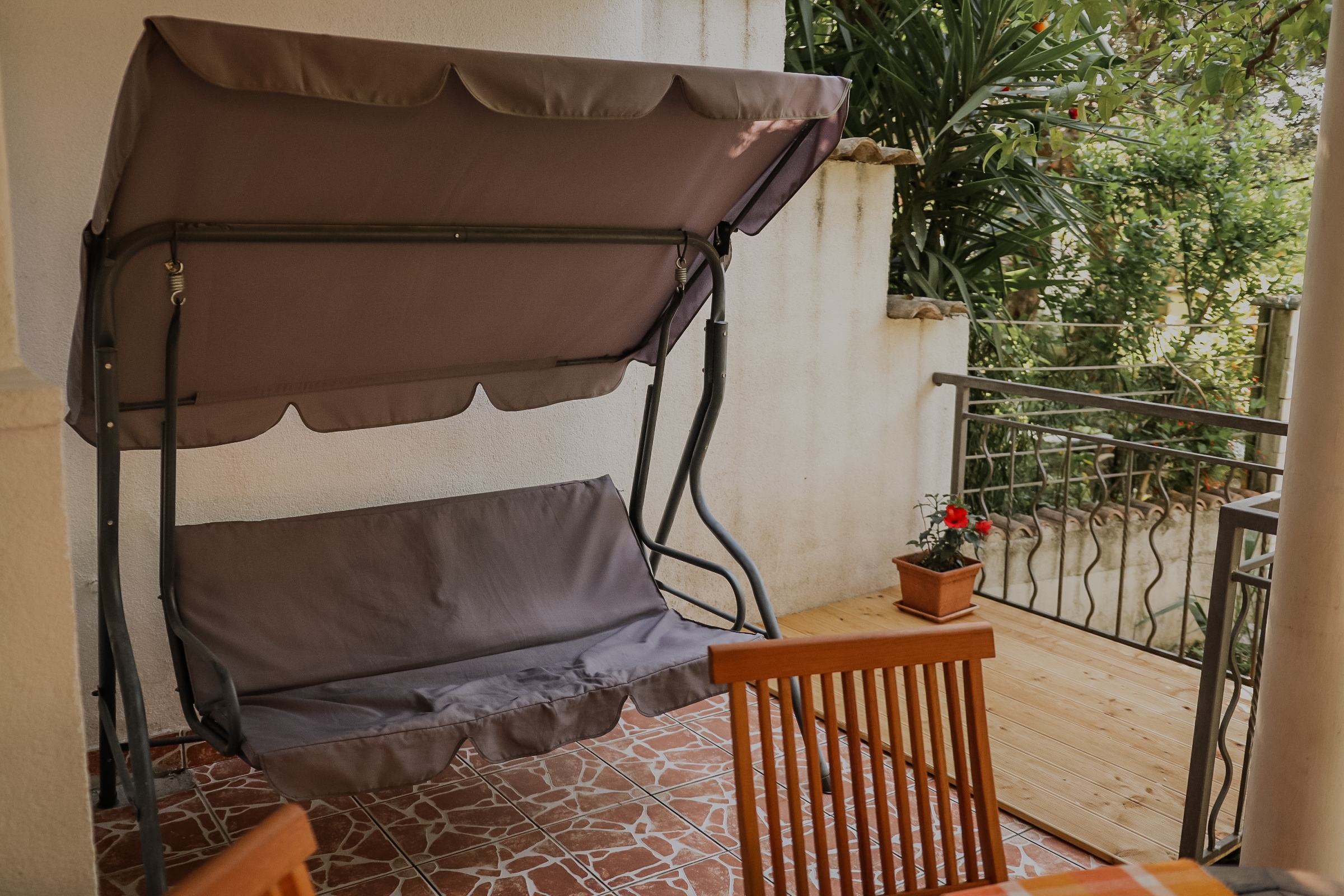 Two bedroom apartment with terrace Orebić, Pelješac  A-b